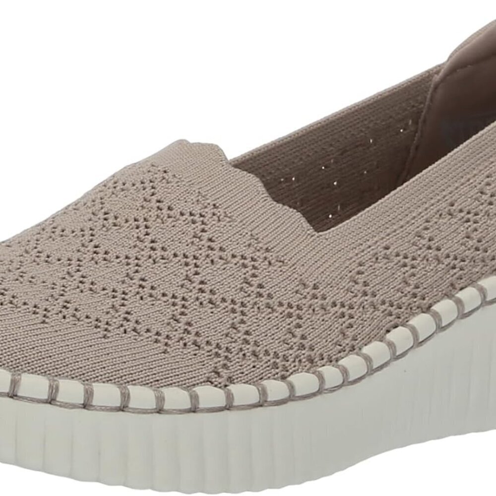 Women's Vegan Mesh Sneakers Slip-On Comfort Memory Foam Traction Shoes